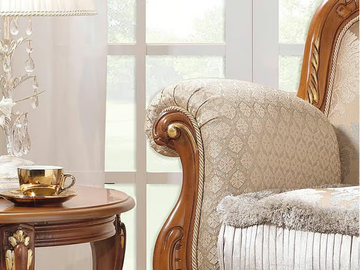 LA FENICE - Fabric armchair with armrests by CASA +39 - view 3